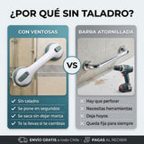 La agarradera vs barra atornillada
