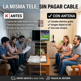 Antes y después: la misma tele sin pagar cable