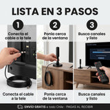 Cómo se instala la antena en 3 pasos