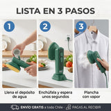 Cómo se usa la mini plancha en 3 pasos