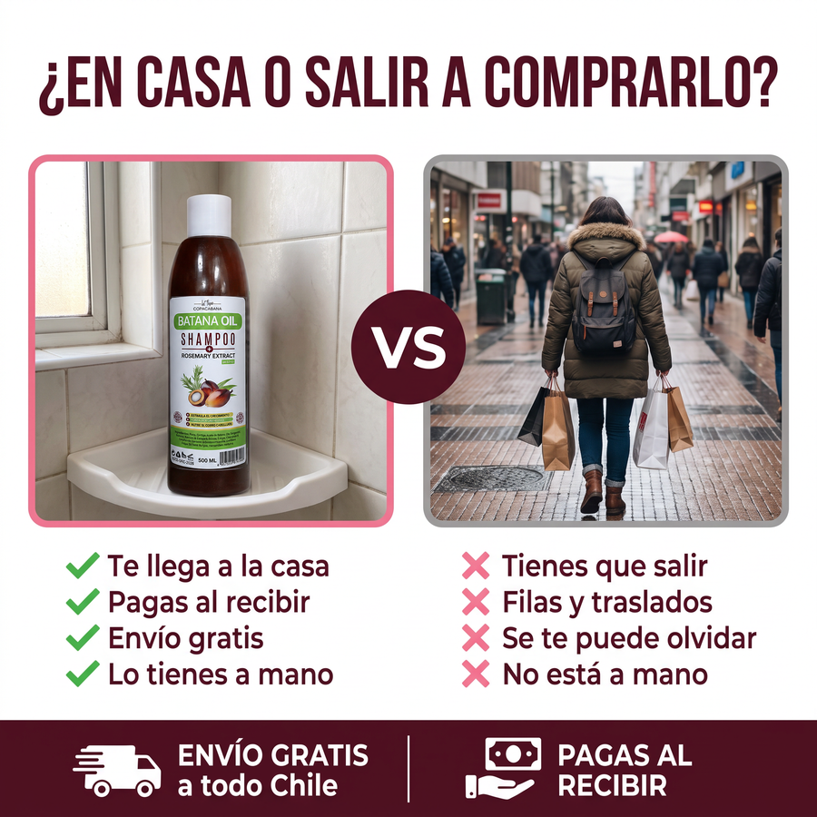 Shampoo en casa vs salir a la tienda