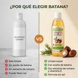 Shampoo común vs shampoo de batana y romero sin sal